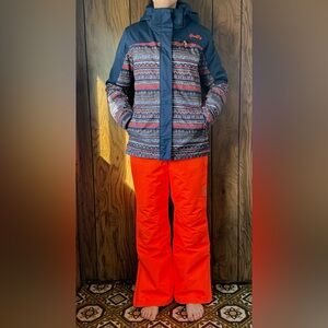 Winter ski suits set of 2 pieces (jacket & pants) women’s & children’s outfit.